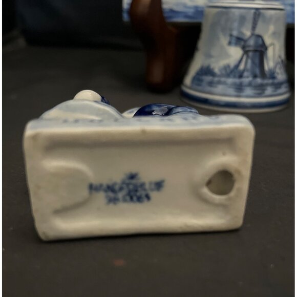 Delft Holland Miniatures & Tile Windmill Design Signed Hand Painted - Picture 5 of 14
